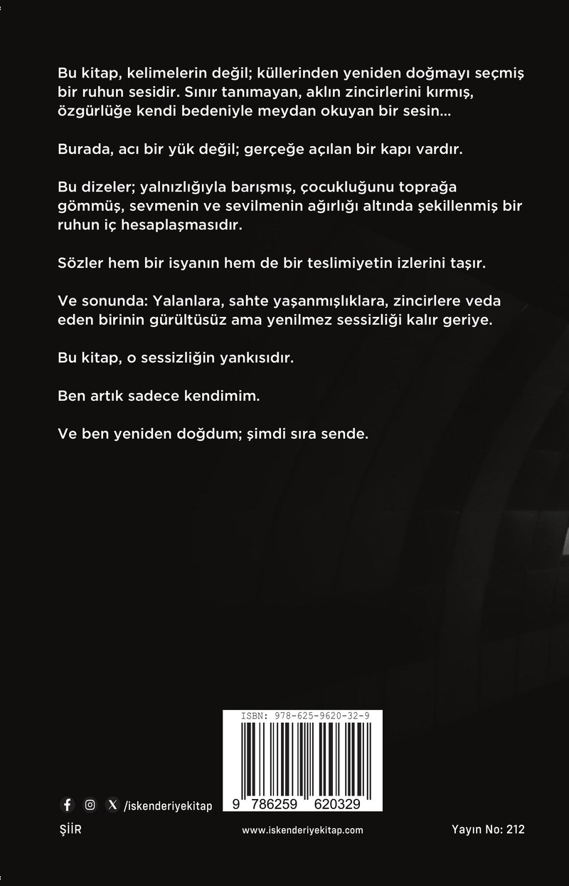 Mürekkep ve Köz — arka kapak